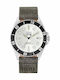 Cerruti Manarola Automatic Ανδρικό Ρολόι 42mm Αυτόματο με Γκρι Δερμάτινο Λουράκι