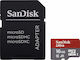 Sandisk Ultra microSDHC 16GB Clasa 10 U1 A1 UHS-I cu adaptor