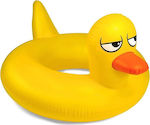 Bigmouth Giant Rubber Duckie Pool Float Inflatable Ride On Yellow 120cm