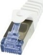 LogiLink CQ3021S S/FTP Cat.6a Καλώδιο Ethernet 0.5m Λευκό