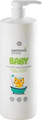 Medisei Panthenol Extra Baby Shower & Shampoo cu musetel 1000ml cu pompă