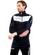 Tuta Visa Football Tracksuit Glossy with Elastic Navy Blue