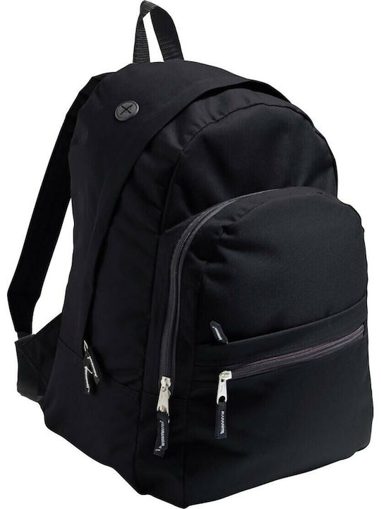 Sol's Express Black School Bag Backpack Junior High-High School in Black color