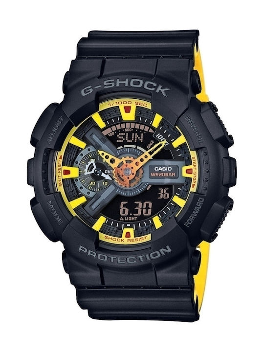 Casio G-Shock Watch Chronograph Battery with Black Rubber Strap