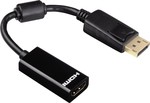 HAMA Μετατροπέας DisplayPort male σε HDMI female (53766)