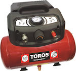 Toros OilFree Compresor de aer cu Putere 1.5hp și Rezervor de aer 6lt 602036