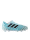 Messi 17.0 Kids Molded Soccer Shoes without Laces Turquoise