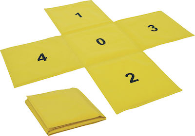 Amila Στρώμα Γυμναστικής Αναδιπλούμενο Κίτρινο (150x150x0.5cm)