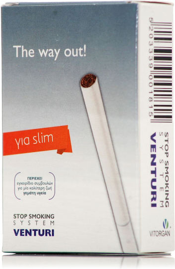 Pharmalead Venturi Stop Smoking System The Way Out Slim Φίλτρα για Διακοπή Καπνίσματος 4τμχ