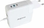 Approx Laptop Charger 45W 14.5V 3.1A for Apple with Power Cord