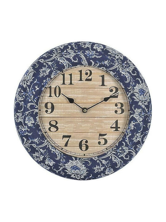 Inart Wall Clock Metallic 3-20-534-0001