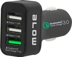 Blow Qualcomm 3.0 Φορτιστής Αυτοκινήτου με Θύρες 3xUSB-A