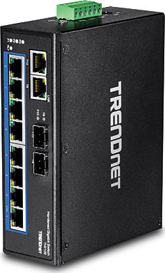 Trendnet TI-G102 Managed L2 Switch with 10 Gigabit (1Gbps) Ethernet Ports and 2 SFP Ports