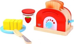 Tooky Toys Cooking Toy / Kitchen Utensils Σετ Φρυγανιέρας made of Wood