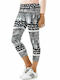 Adidas Ultimate All Over Print Formare Colanti de femei Capri Colanti Gri