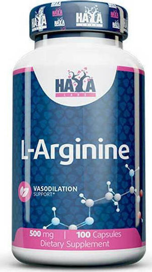 Haya Labs L-Arginine 500мг 100 Капсули Без вкус
