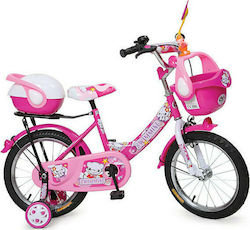 Byox 1682 16" Παιδικό Ποδήλατo Πόλης Ροζ