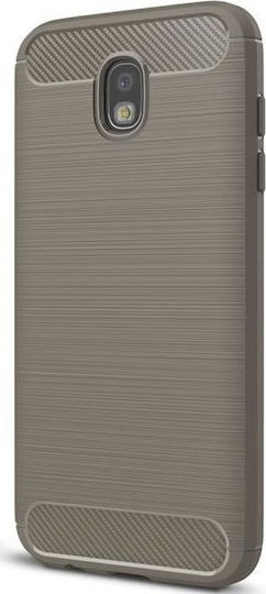 Shieldtail SHTL Carbon Rugged Armor Back Cover Plastic Gri (Galaxy J7 2017)