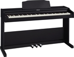 Roland Ηλεκτρικό Όρθιο Πιάνο RP102 Digital Piano με 88 Βαρυκεντρισμένα Πλήκτρα Ενσωματωμένα Ηχεία και Σύνδεση με Ακουστικά και Υπολογιστή Black