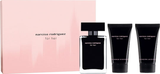 Narciso Rodriguez For Her Eau De Toilette 50ml, Body Lotion 50ml & S Γυναικείο Σετ με Body Lotion