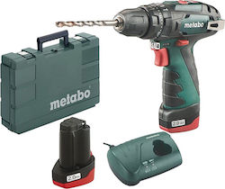 Metabo Powermaxx SB Basic Ударен Двигател за бормашина Батерия 10.8V 2x2Ах 600385500