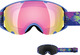 K2 Source Μάσκα Σκι & Snowboard Ενηλίκων Μπλε με Φακό Καθρέπτη σε Ροζ Χρώμα