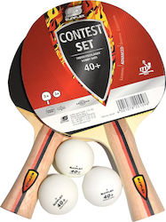 Sunflex Contest Σετ Ρακέτες Ping Pong για Προχωρημένους Παίκτες