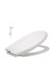 Viospiral Plastic Toilet Seat White Vega 42.5-43.5cm