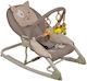 Bebe Stars Manual Baby Bouncer Deluxe Brown for Babies up to 15kg