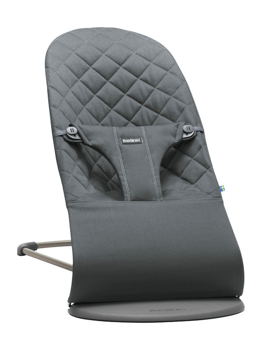 BabyBjorn Manual Baby Relax 2 in 1 Bliss Cotton Midnight Anthracite for Child up to 13kg