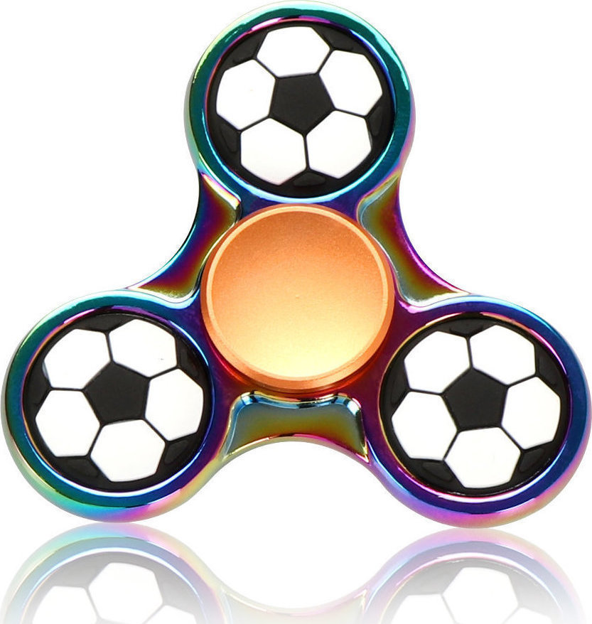 Fidget Spinner Football 3 Leaves 5 minutes Skroutz.gr