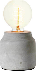 Aca Vintage Table Lamp E27 Transparent/Gray V35152