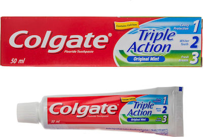 Colgate Triple Action Toothpaste for Whitening 50ml