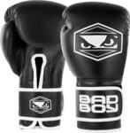 Bad Boy Strike Synthetic Leather Boxing Competition Gloves Black