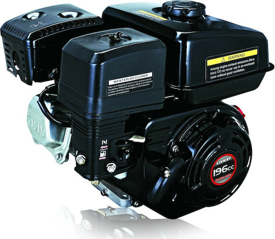Loncin G200F/DLA Gasoline Engine 4 Stroke 196cc 5.5hp Maximum Revolutions 3600rpm with Cone