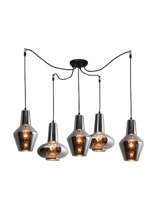 Zambelis Lights Pendant Chandelier 5xE27 Silver