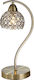 Elmark Metal Table Lamp for Socket E14 with Gold Shade and Base