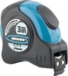 Gross 31111 Tape Measure with Auto-Rewind and Magnet 19mm x 3m