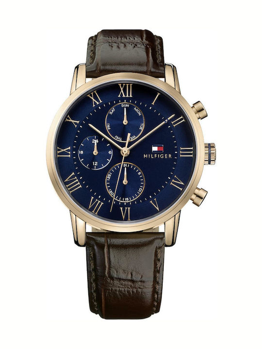 Tommy Hilfiger Kane Ρολόι Μπαταρίας με Δερμάτινο Λουράκι Tommy Hilfiger Kane Ρολόι Μπαταρίας με Δερμάτινο Λουράκι