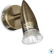 Ideal Lux Alfa Einzel Spot mit Fassung GU10 in Braun Farbe