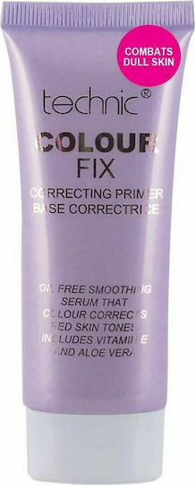 Technic Colour Fix Correcting Primer Purple Primer Προσώπου σε Κρεμώδη Μορφή 35ml