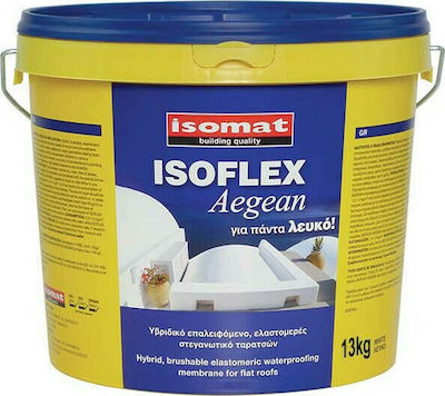 Isomat Isoflex Aegean Elastomer Acryl Epoxy Sealing Polyurethan 13kg Weiß