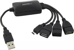 Esperanza EA158 USB-Hub 4 Anschlüsse (USB-A)