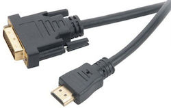 Akasa Cablu DVI-D - HDMI de sex masculin 2m Negru (AK-CBHD06-20BK)