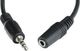 InLine Cablu Audio Jack 3,5 Mm Male - 3,5 Mm Feminin Negru 1m 99934