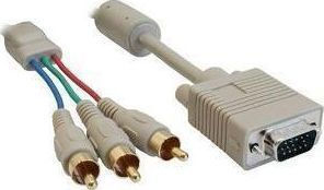 InLine VGA male to Component male 2m Cable (17202)