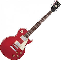 Encore Ηλεκτρική Κιθάρα E99 με HH Διάταξη Μαγνητών Ταστιέρα Rosewood σε Χρώμα Wine Red