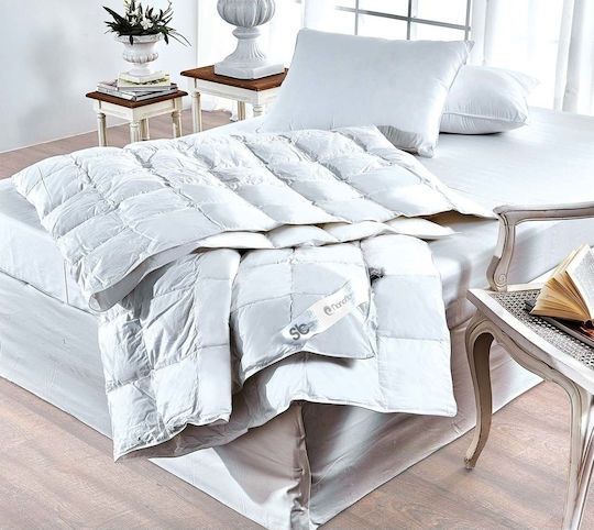 SB Home Πάπλωμα Υπέρδιπλο 220x240εκ. Couette Λευκό 10 togs