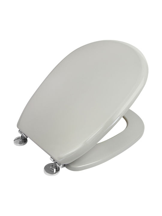 ΕΒΙΟΠ Bakelite Toilet Seat Gray Liuto 44cm