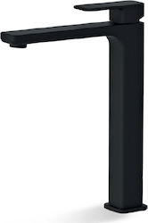 Eurorama Quadra Mixing Tall Sink Faucet Black Matt